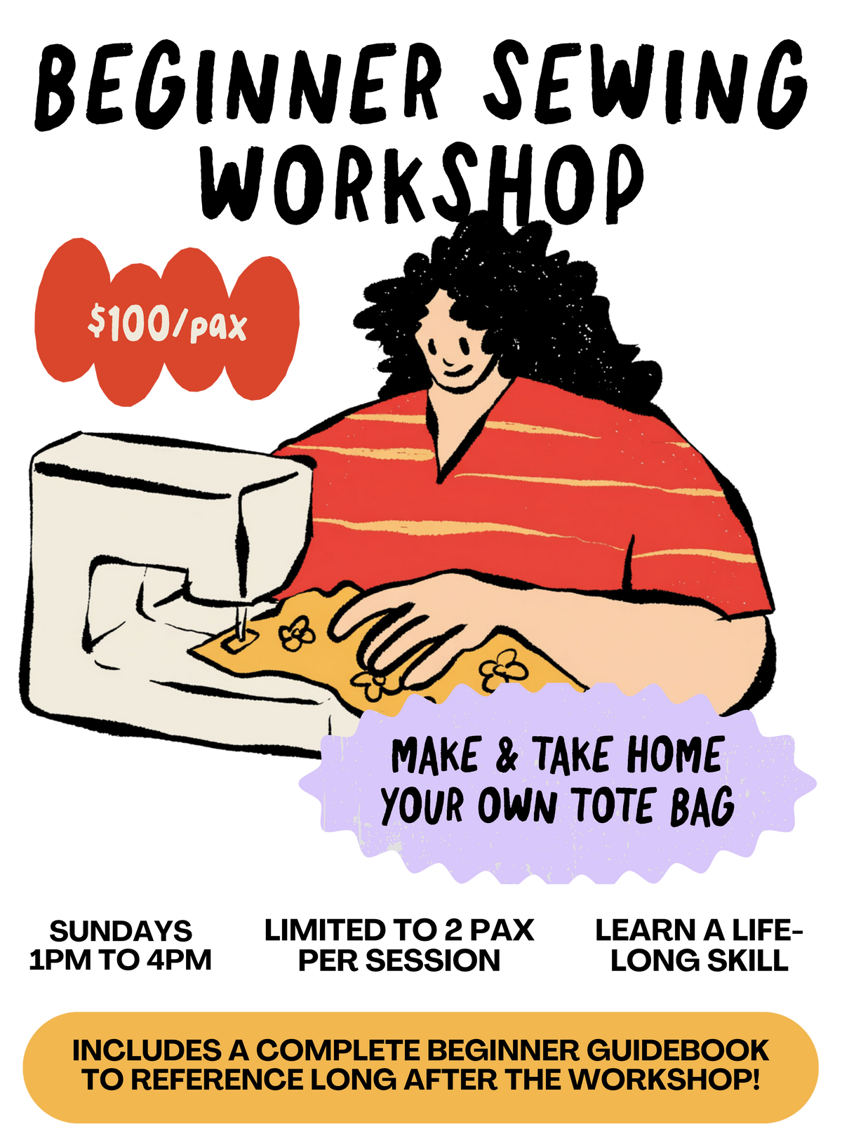 Full Beginner Sewing Workshop
