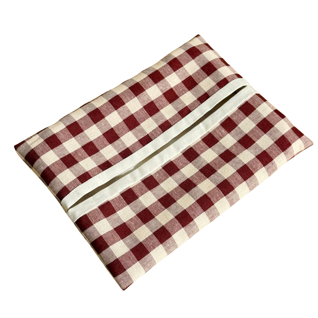 Tissue holder (Red gingham)