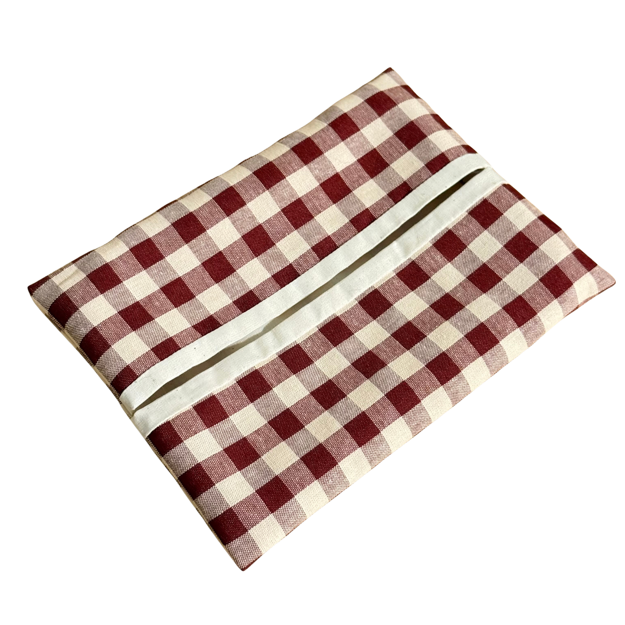 Tissue holder (Red gingham)