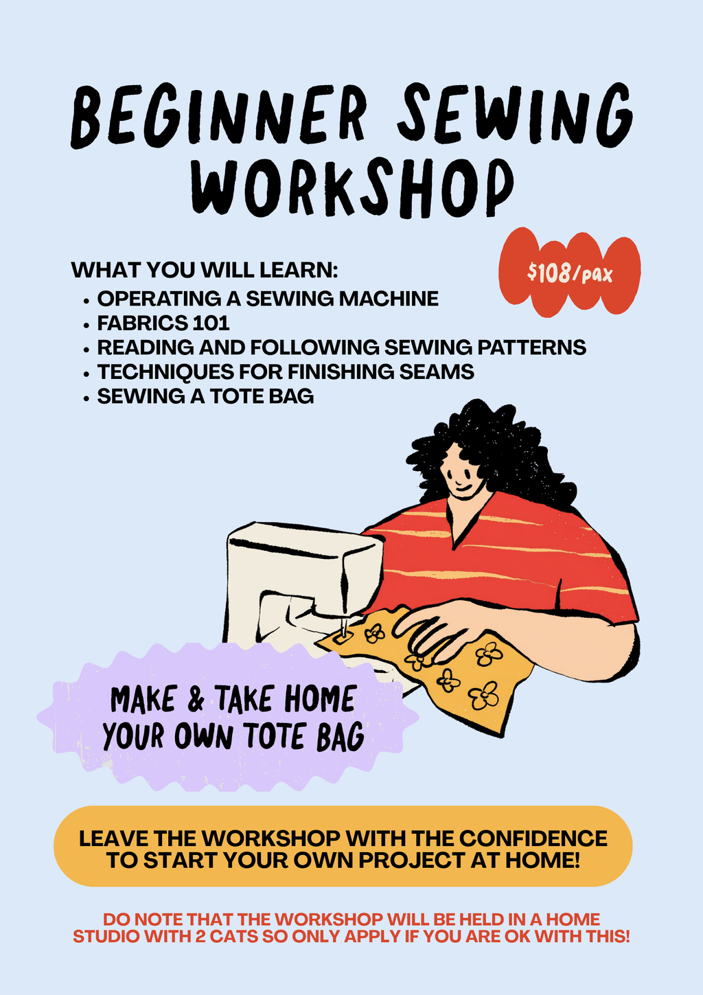 Beginner Sewing Workshop (Sept)