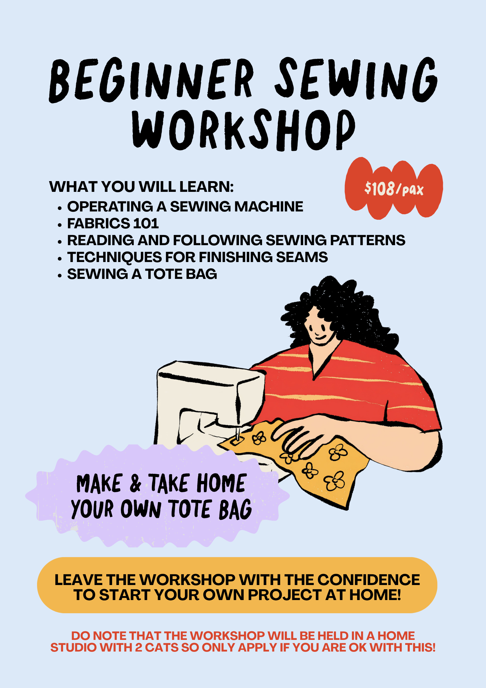 Beginner Sewing Workshop (Sept)