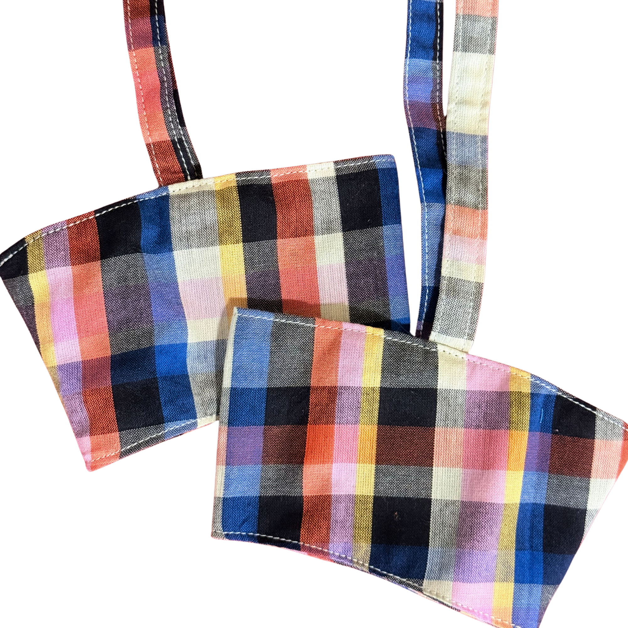 Cup carrier (dark gingham)