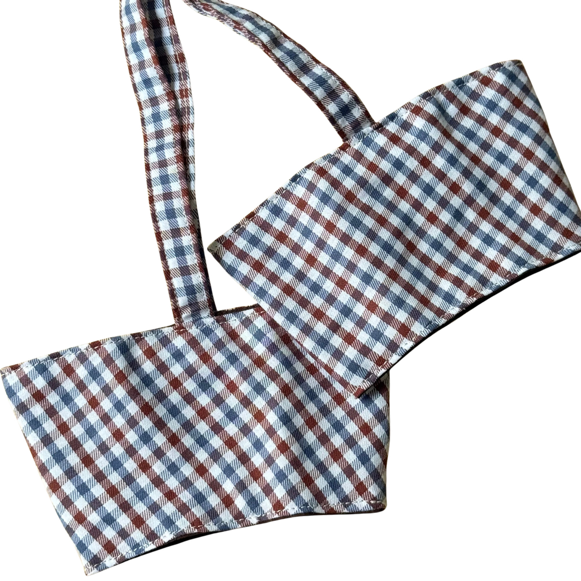 Cup carrier (brown gingham)