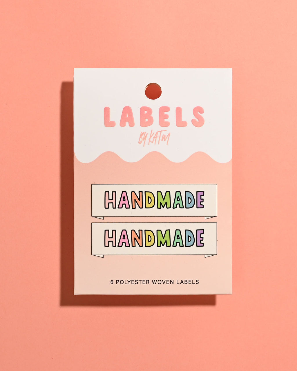 KATM woven labels - Handmade Rainbow