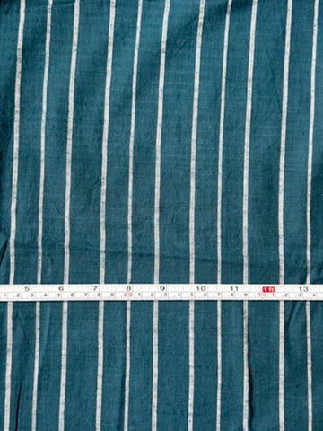 Striped Handwoven Cotton - Teal