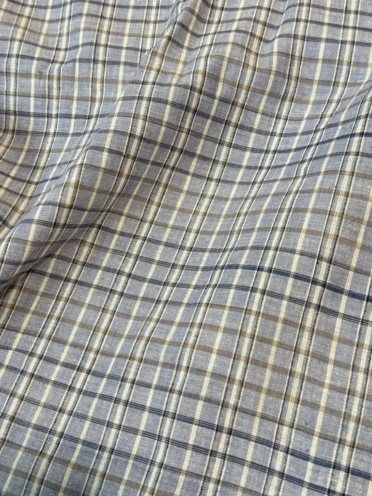 Check Handwoven Cotton - Blue Multicolor