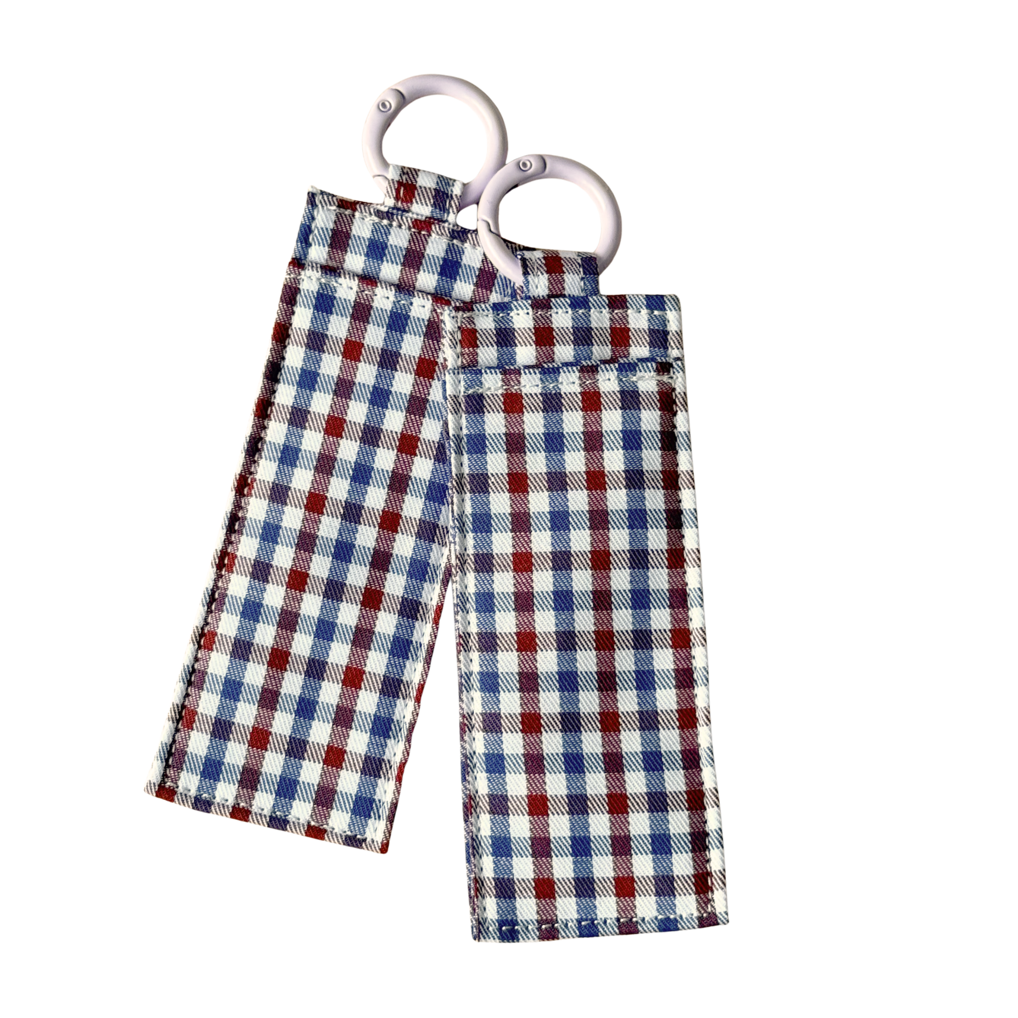 Lippie holder (brown gingham)