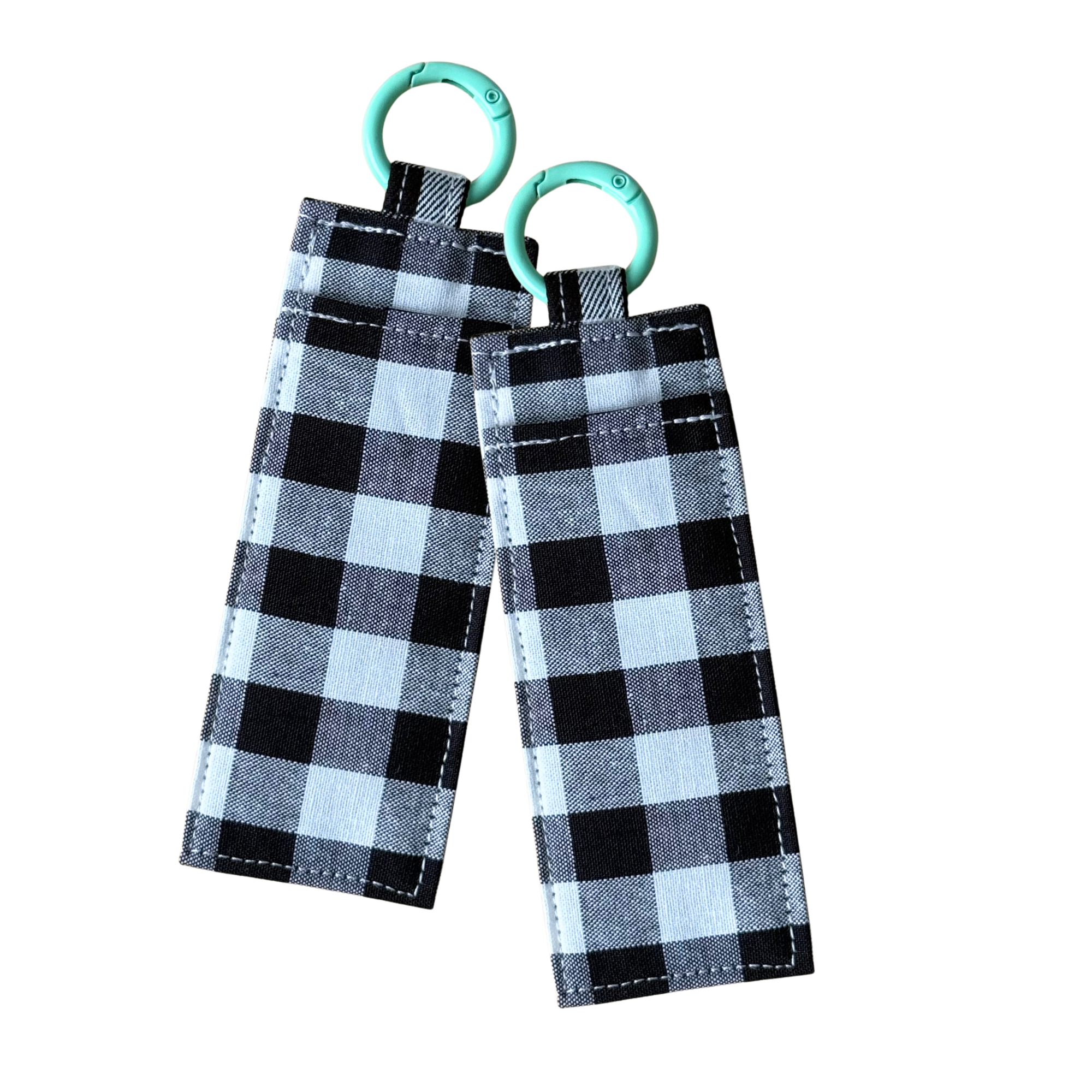 Lippie holder (black gingham)