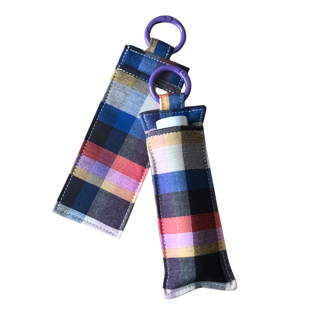 Lippie holder (dark gingham)