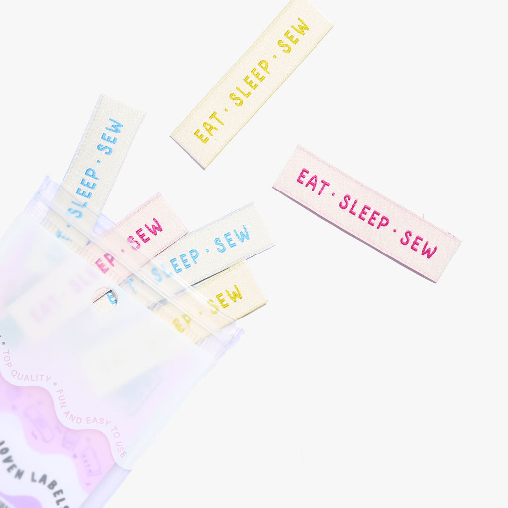 KATM woven labels - Eat Sleep Sew