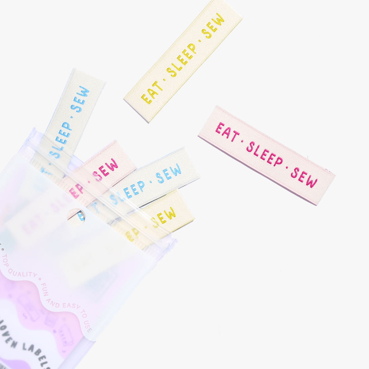 KATM woven labels - Eat Sleep Sew