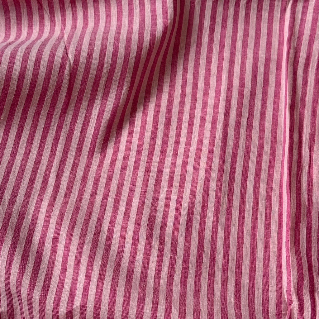 Striped Handwoven Cotton - Pink