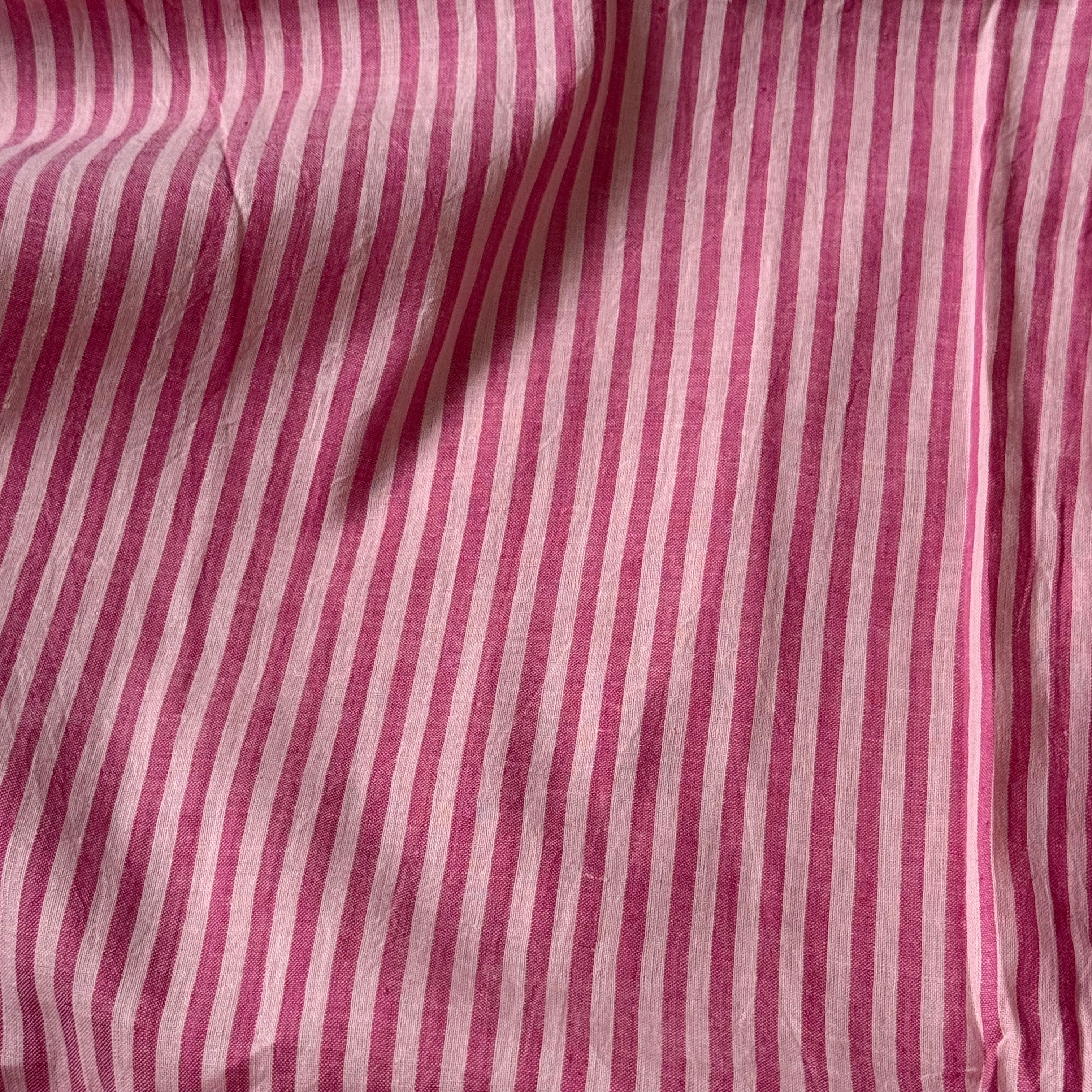 Striped Handwoven Cotton - Pink