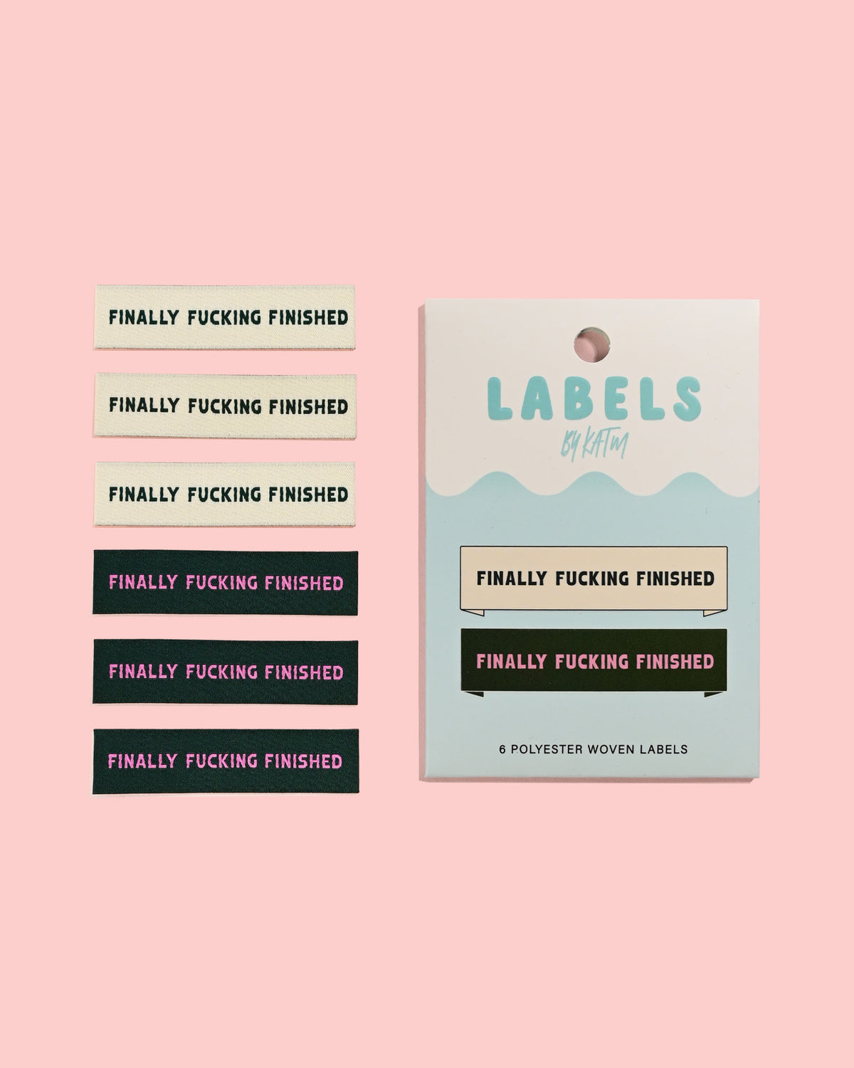KATM woven labels - Finally Fucking Finished