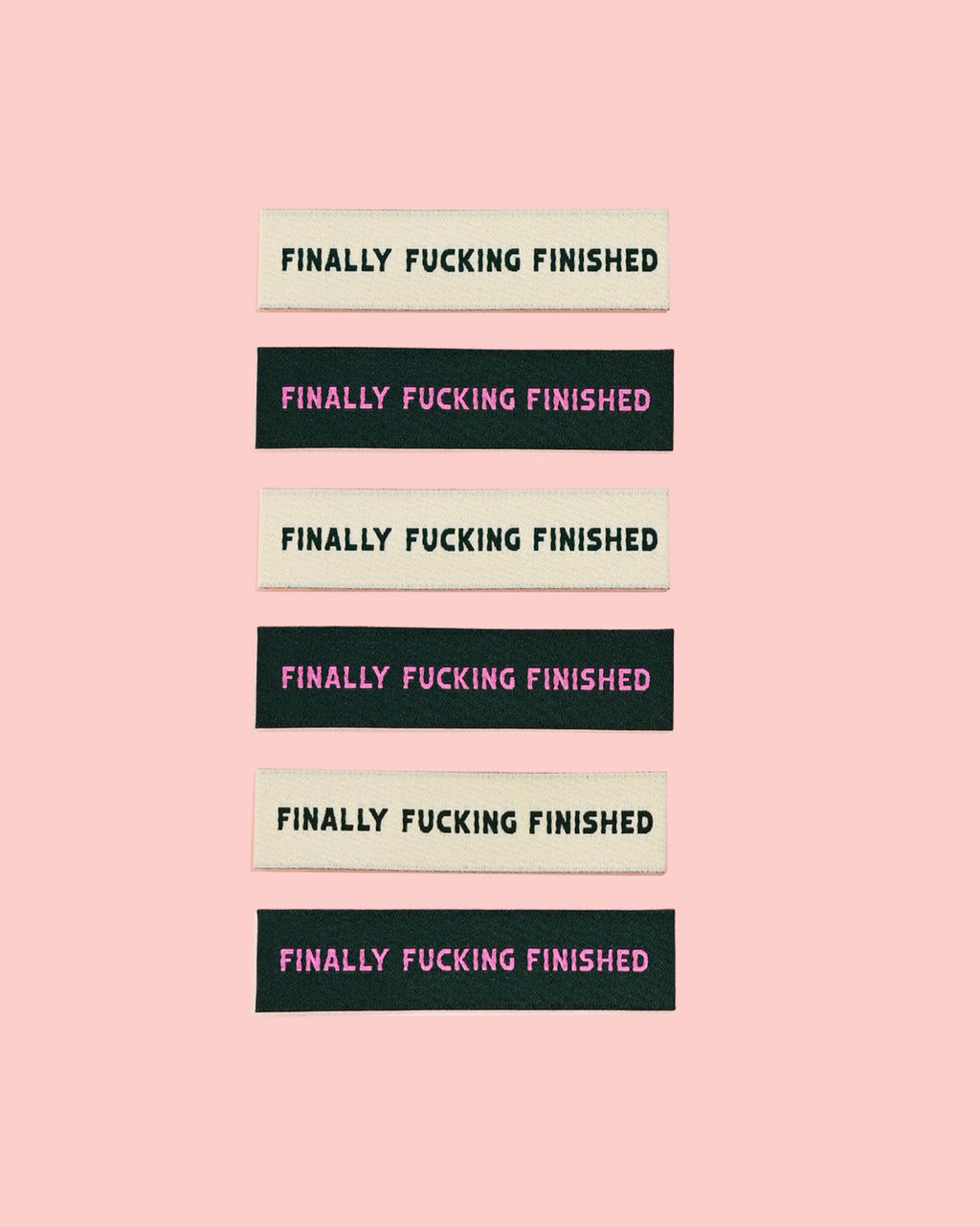 KATM woven labels - Finally Fucking Finished