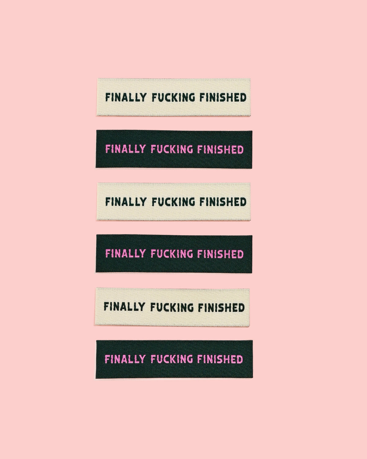 KATM woven labels - Finally Fucking Finished