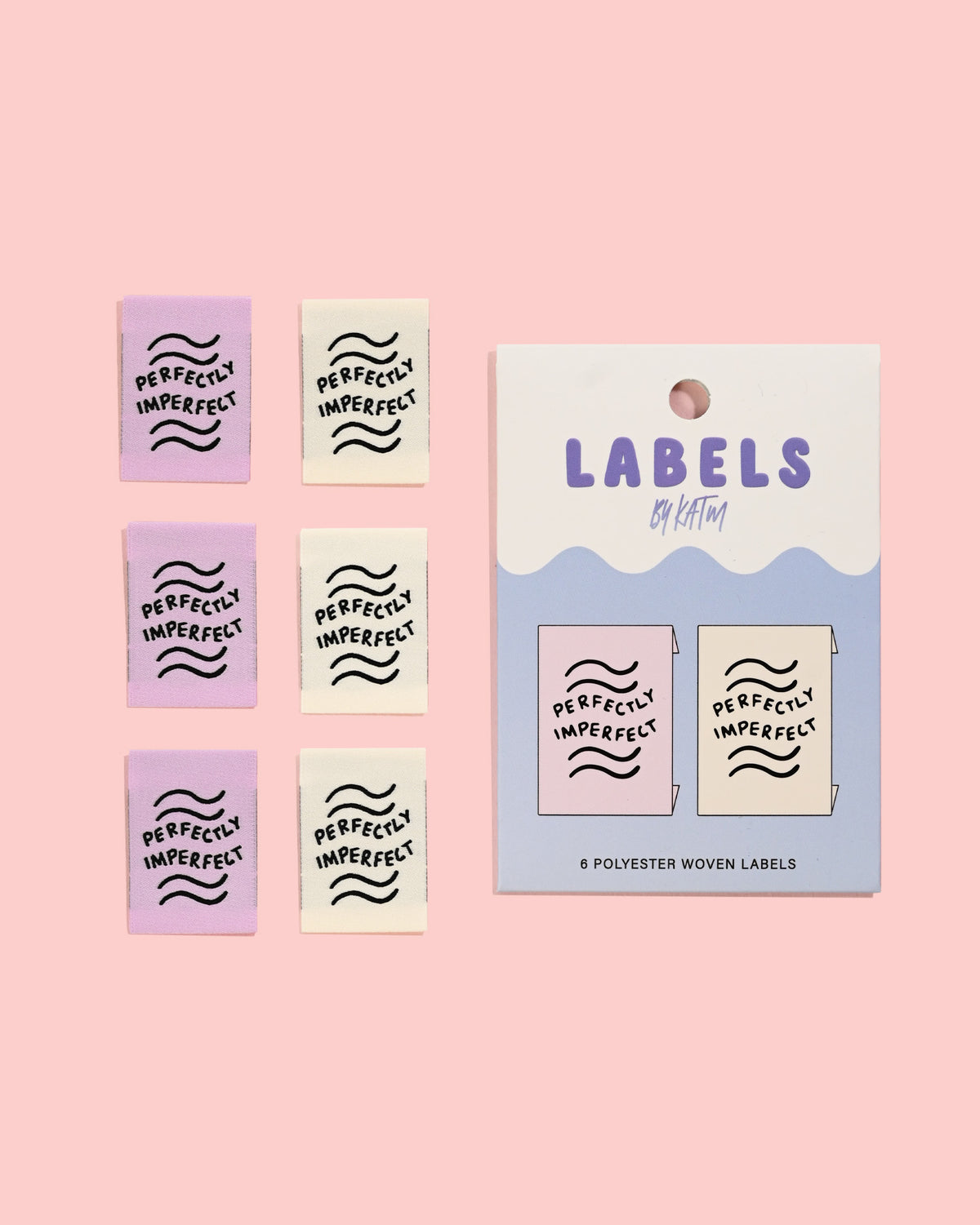KATM woven labels - Perfectly Imperfect