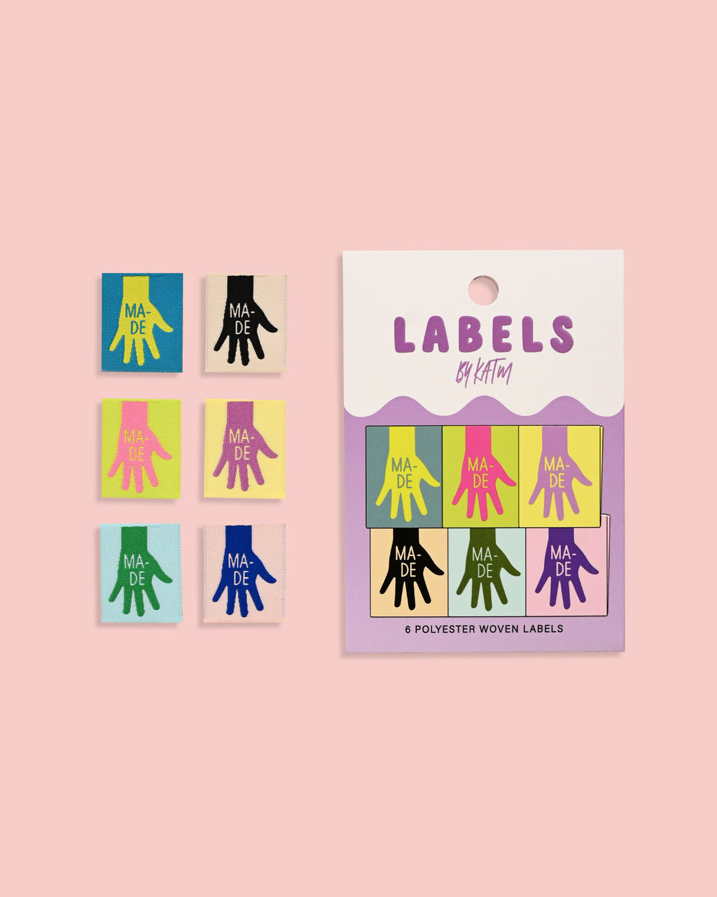 KATM woven labels - HANDmade