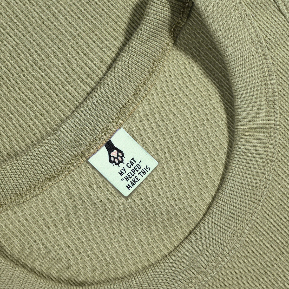 KATM woven labels - My Cat “Helped” Make This