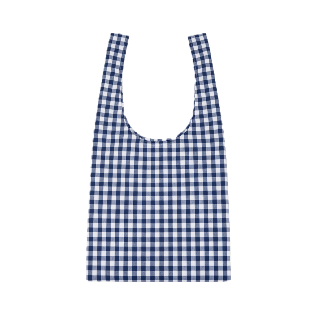 Reusable bags (blue gingham)