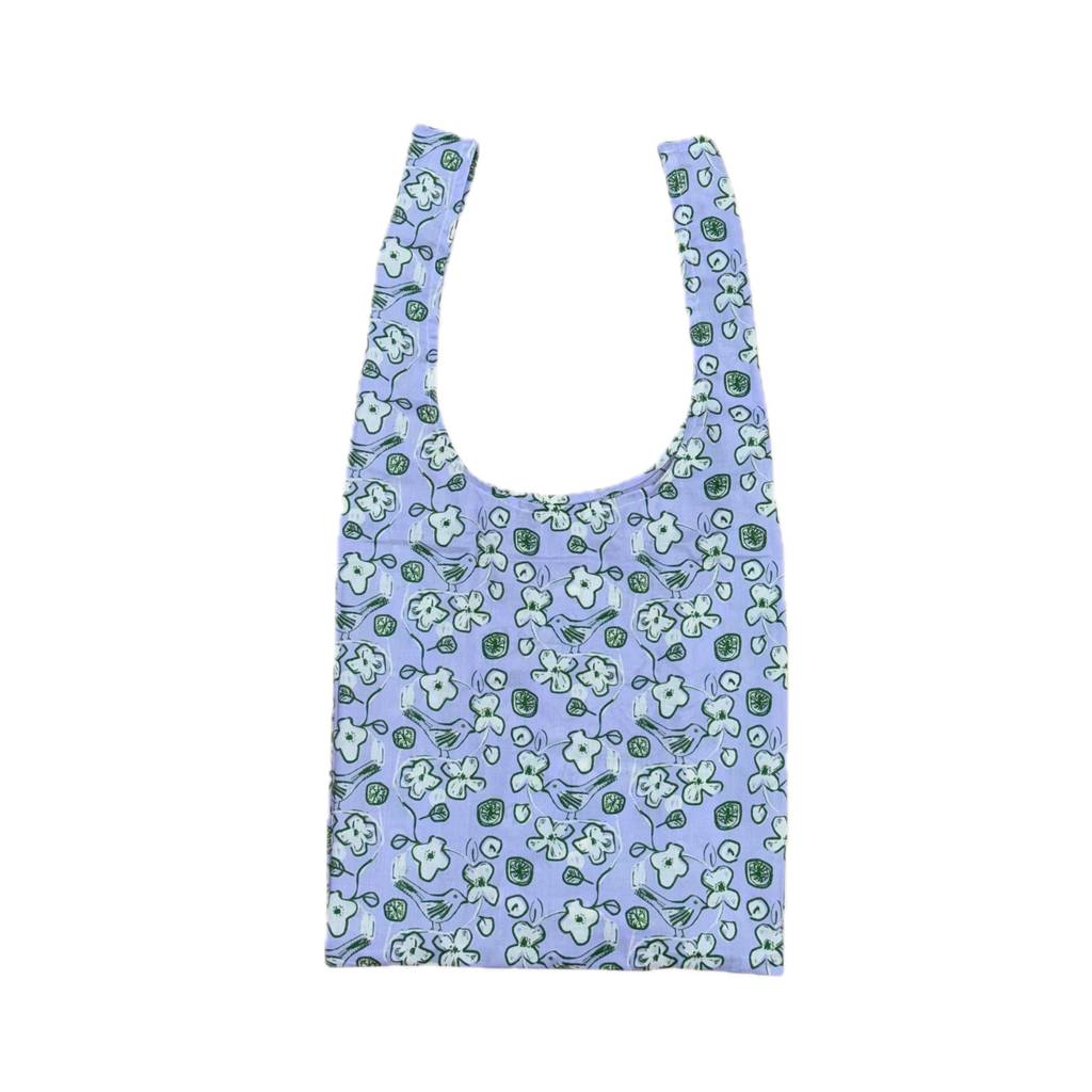 Reusable bags (lilac birdie)