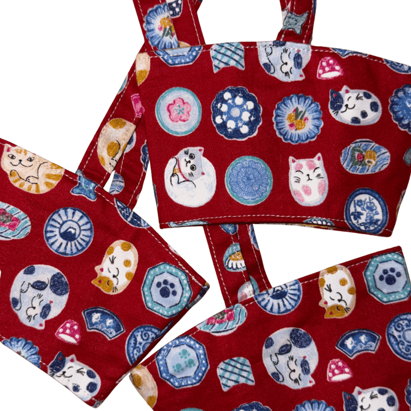Cup carrier (oriental cats)