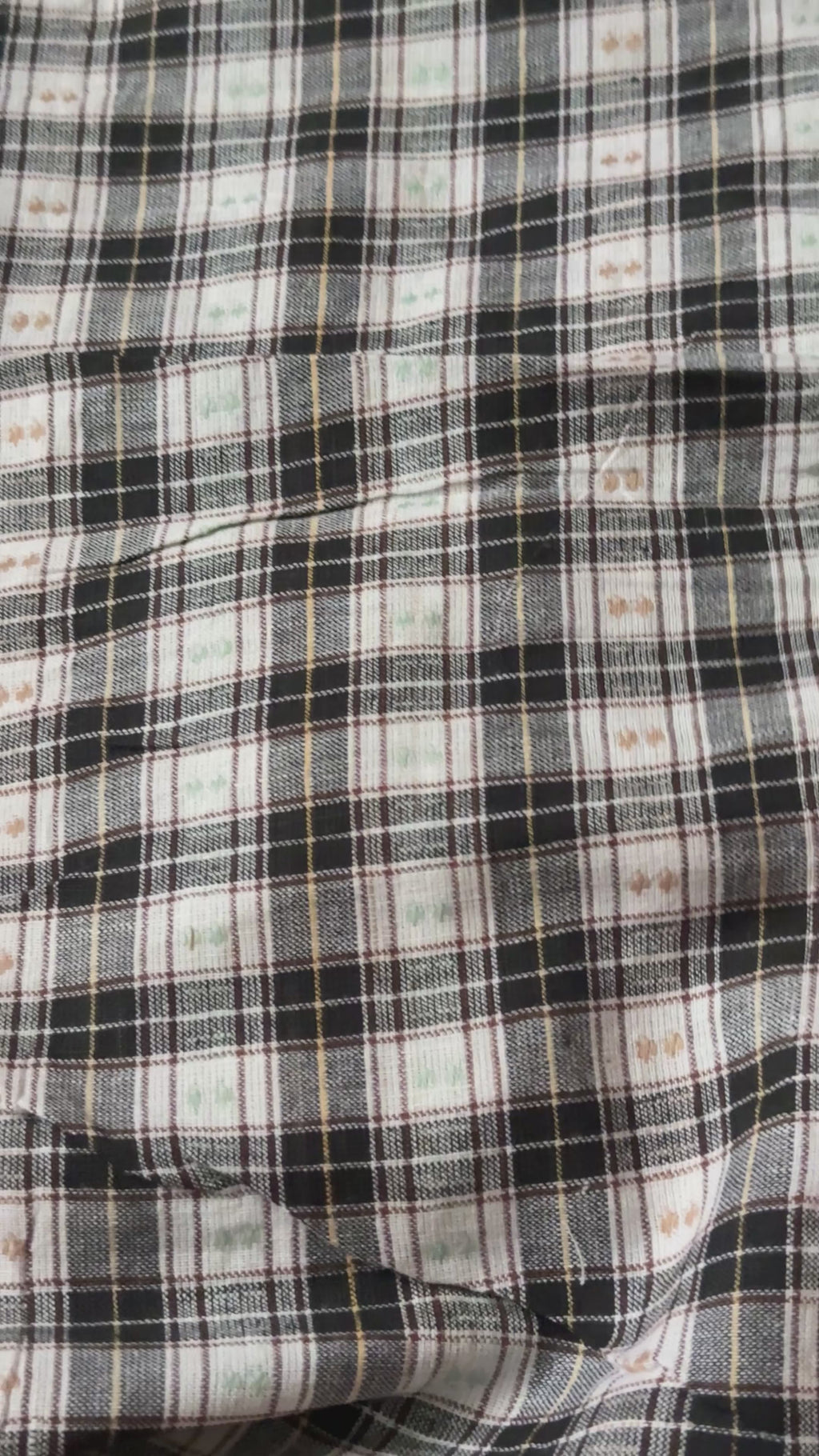Jamdani Handloom - Black/Cream tiles